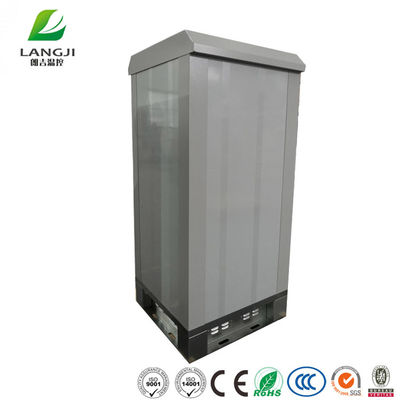 Double Layer 30U Outdoor Telecom Cabinet With Heat Exchanger